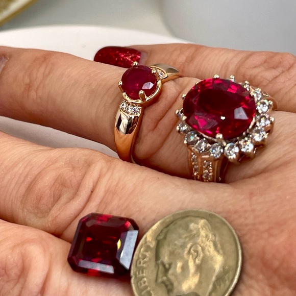 PRIVATE LISTING Ruby Rings - Picture 13 of 17